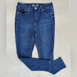 Seven7 Women’s Tummyless High-Rise Skinny Jeans (Size 12)